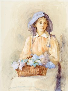 De lila zonneklep, 1902 door Edith Mary Dorothy Collingwood